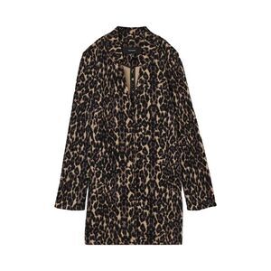 Vero Moda Womens/Ladies Katrine Leopard Print Brushed Jacket / Brown